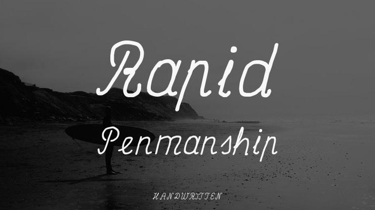 Rapid Penmanship Font