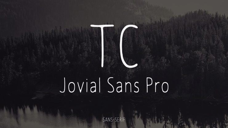 TC Jovial Sans Pro Font