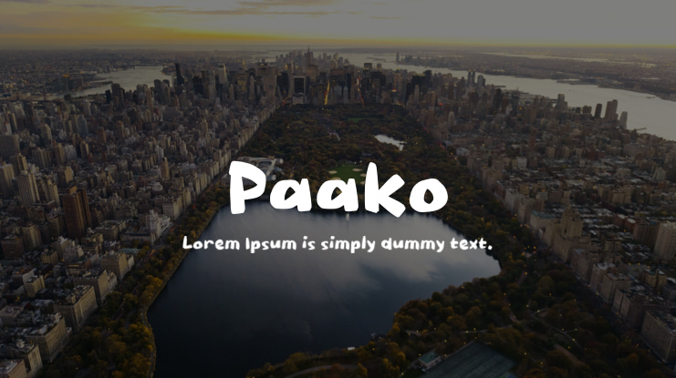 Paako Font