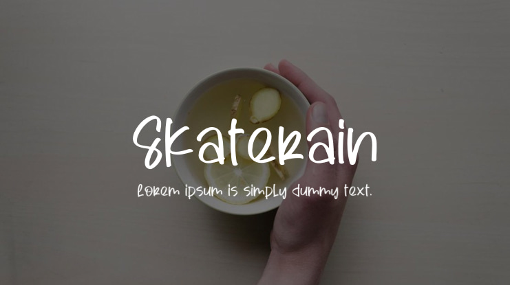 Skaterain Font