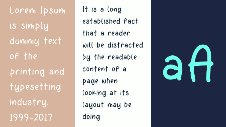 Kinderson Notes Font