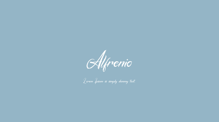 Alfrenio Font