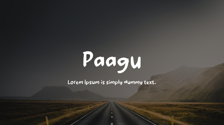 Paagu Font