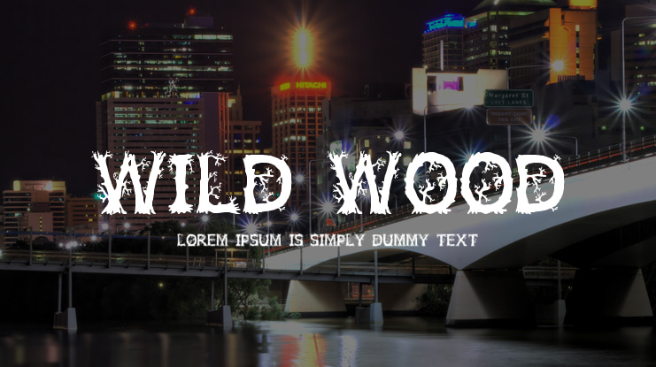 Wild Wood Font