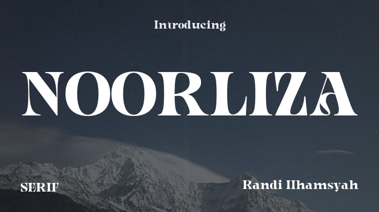 NOORLIZA Font