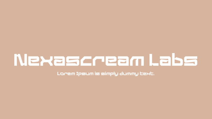 Nexascream Labs Font