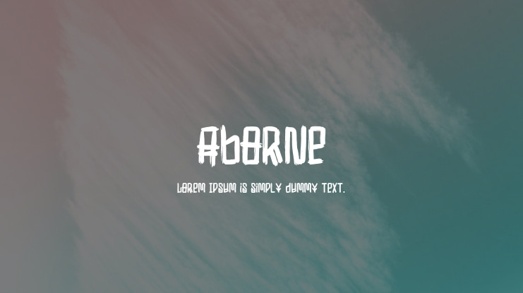 Aborne Font