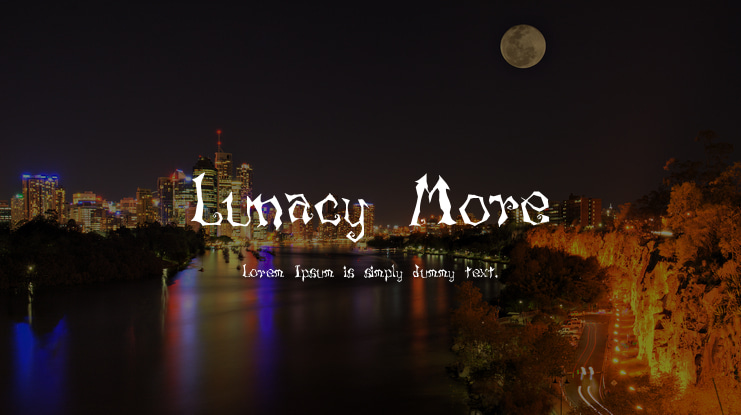 Lunacy More Font