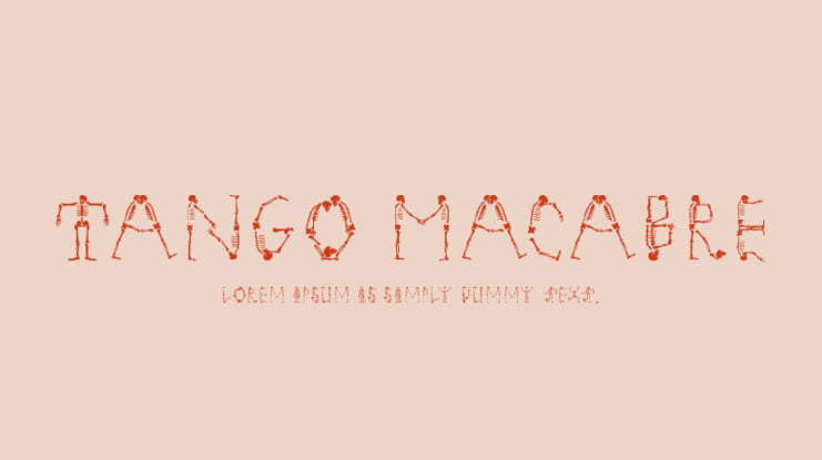 Tango Macabre Font