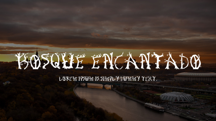 Bosque Encantado Font