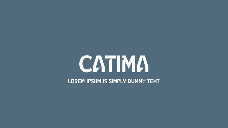Catima Font