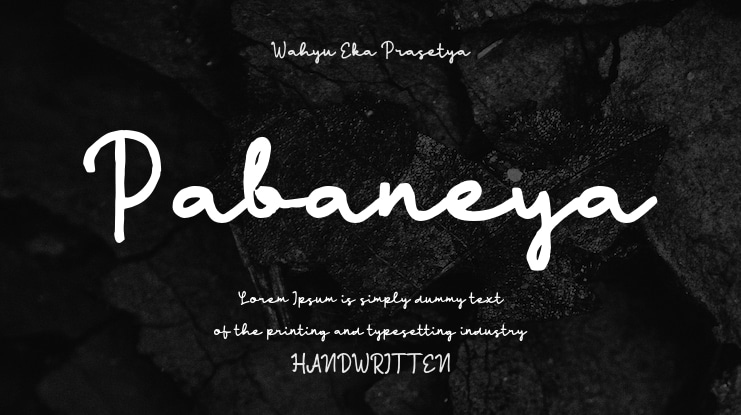 Pabaneya Font