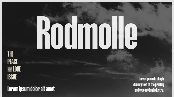 Rodmolle Font