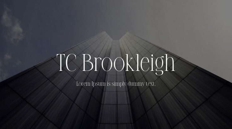 TC Brookleigh Font