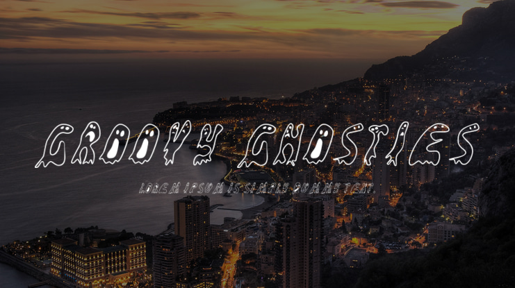 Groovy Ghosties Font