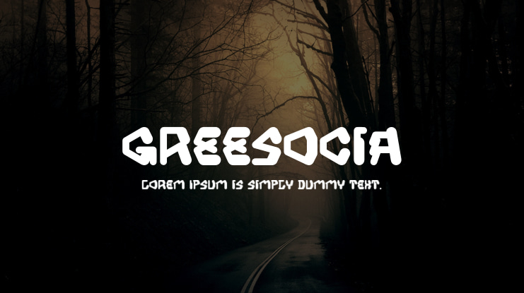 Greesocia Font