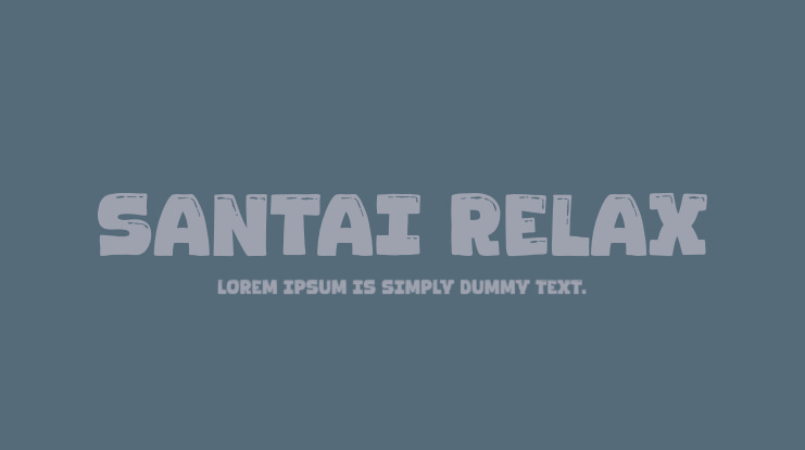 Santai Relax Font