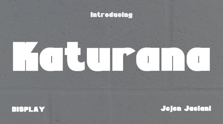 Katurana Font
