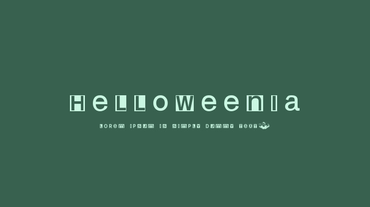 HelloweeniA Font