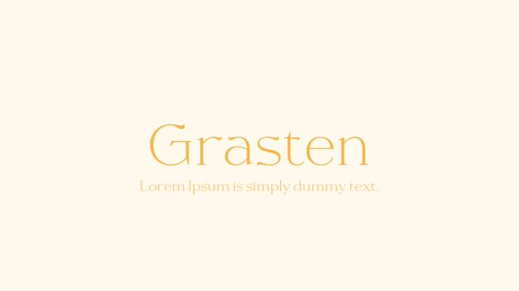 Grasten Font