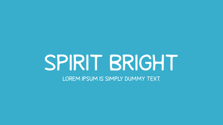 Spirit Bright Font