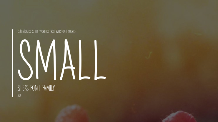 Small Steps Font