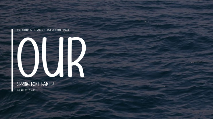 Our Spring Font