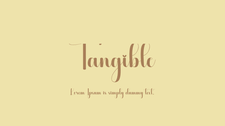 Tangible Font