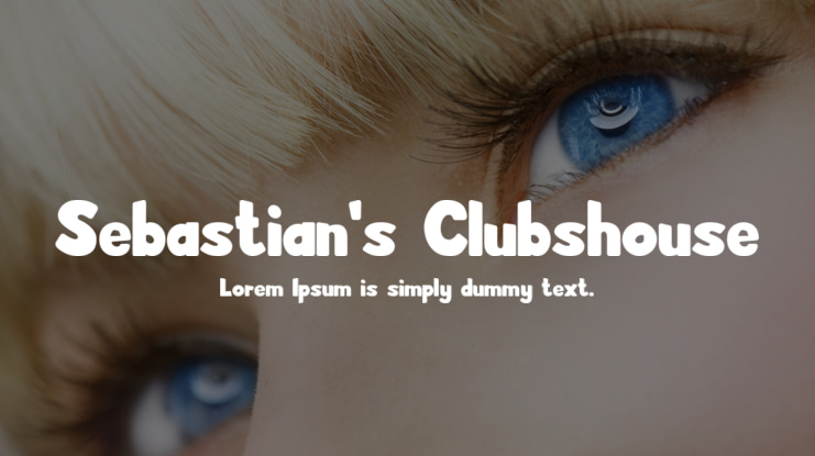 Sebastian's Clubshouse Font