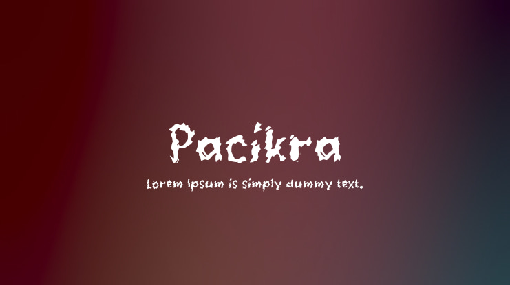 Pacikra Font