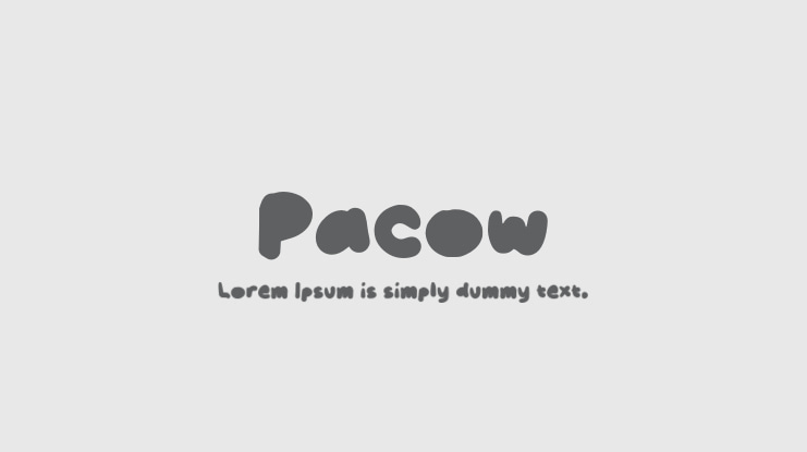 Pacow Font