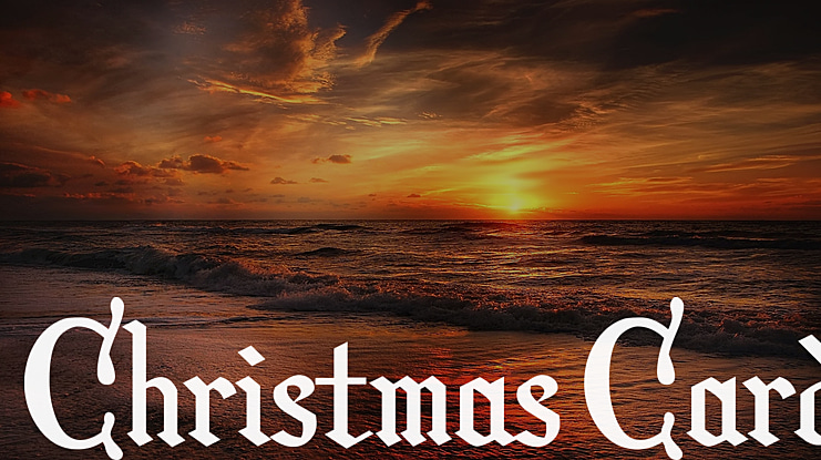 Christmas Card Font