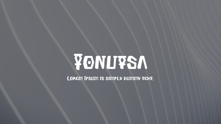 Tonutsa Font