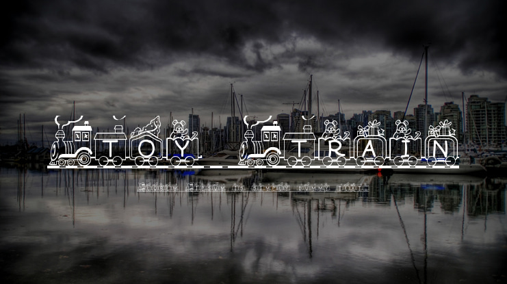 Toy Train Font