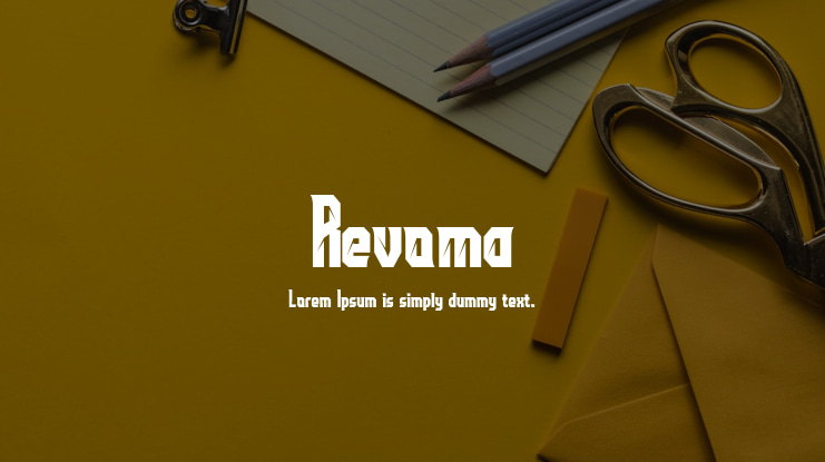 Revoma Font