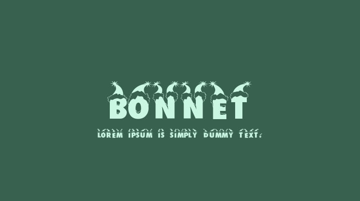 Bonnet Font