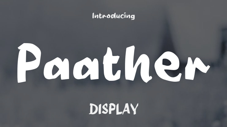 Paather Font