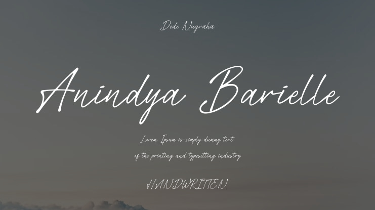Anindya Barielle Font