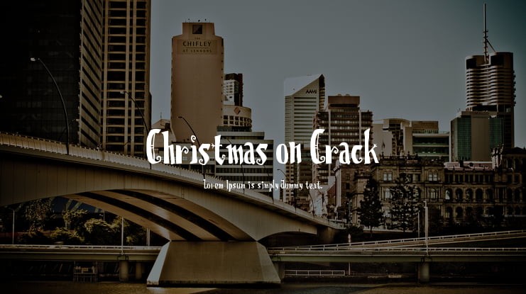 Christmas on Crack Font