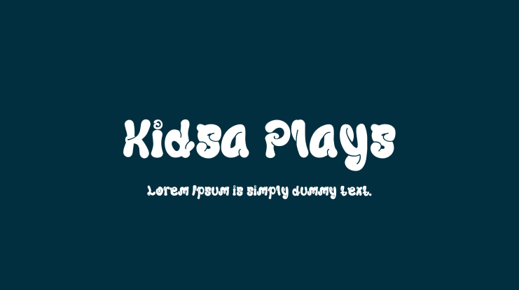 Kidsa Plays Font