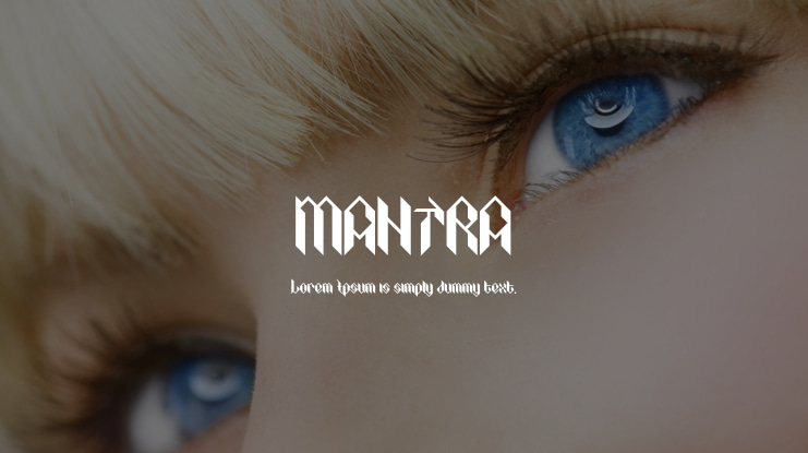 MANTRA Font