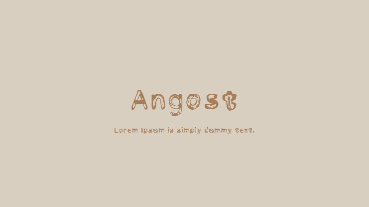 Angost Font