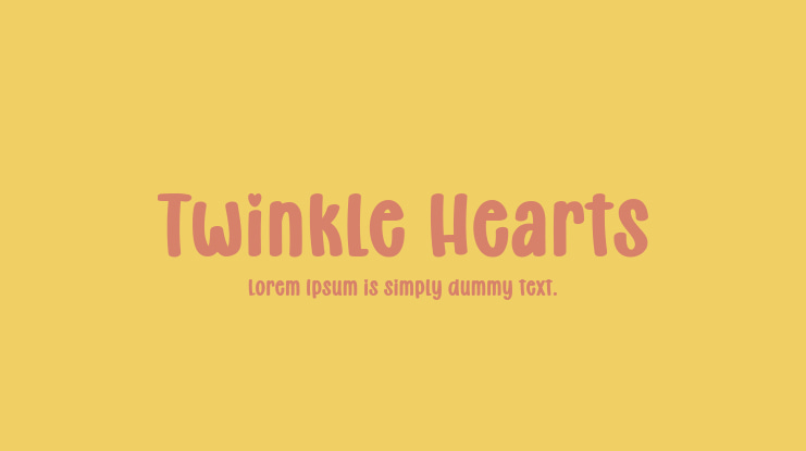 Twinkle Hearts Font