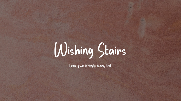 Wishing Stairs Font