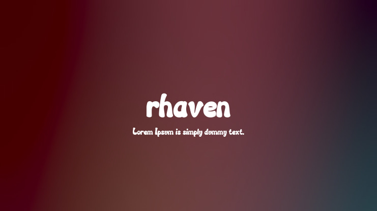 rhaven Font