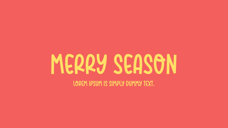 Merry Season Font