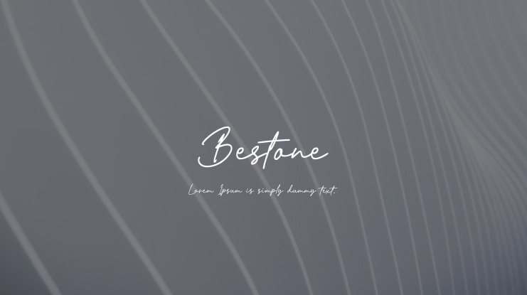 Bestone Font