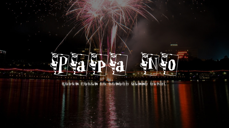 Papa No Font