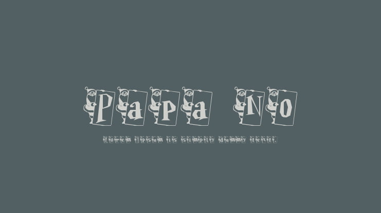 Papa No Font
