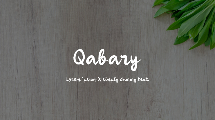 Qabary Font